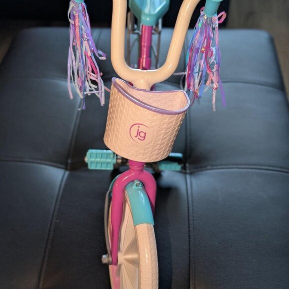 Journey Girls Bike with Streamers, Basket, and Wheels that Roll for 18-Inch Jour - Picture 5 of 6